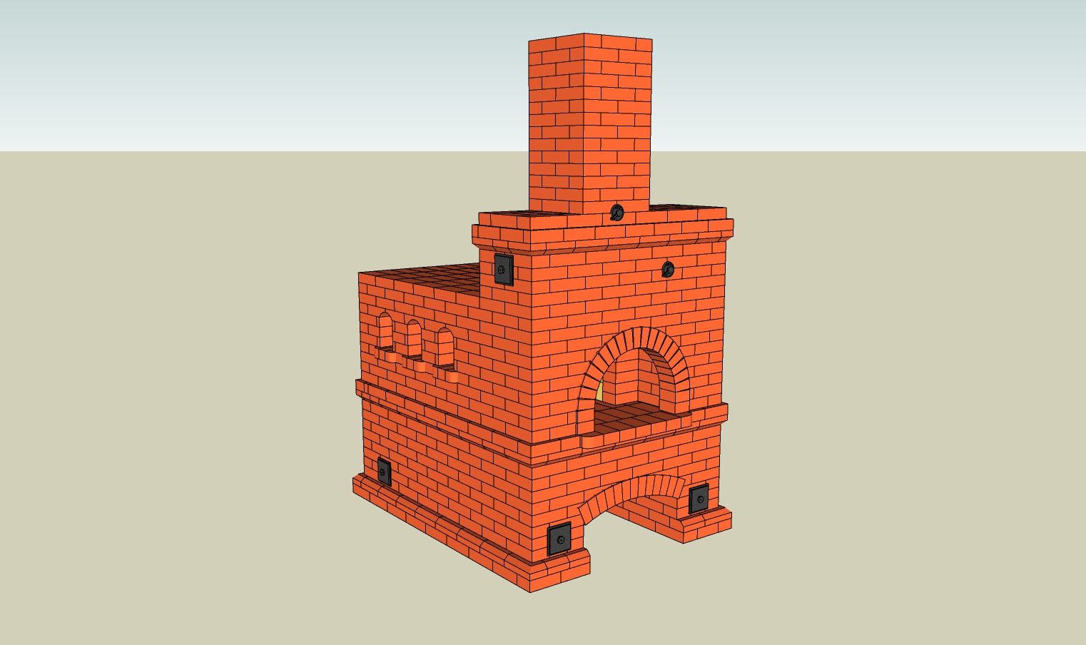 Русская печь от ArtKoss г. Киров